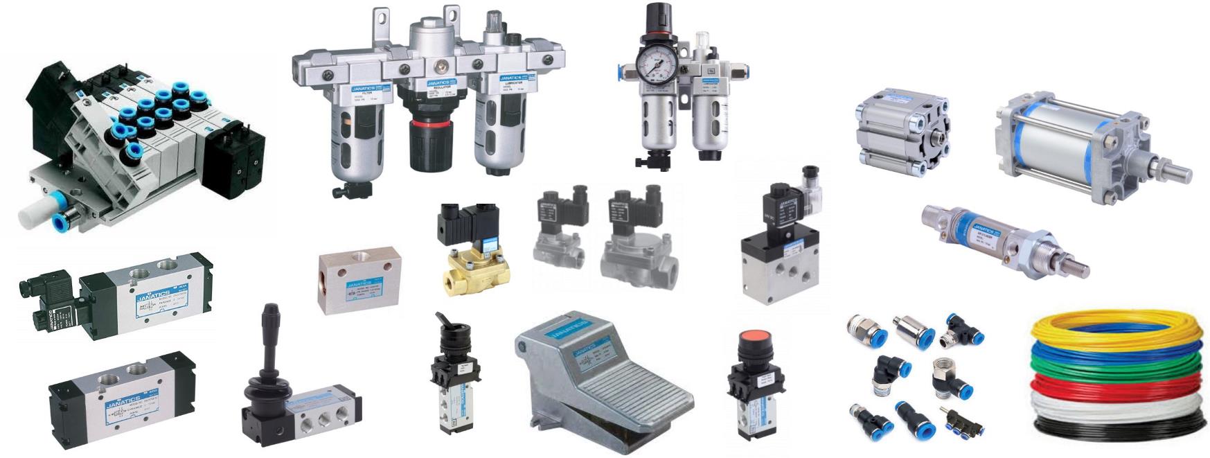 We Distribute a Wide Range of Pneumatic Components.

DRYERS, FILTERS, REGULATORS, LUBRICATORS, VALVES, CYLINDERS, TUBINGS, FITTINGS

